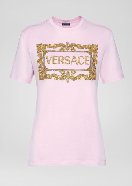 Versace Logo T-shirt Dam - 842106CPA